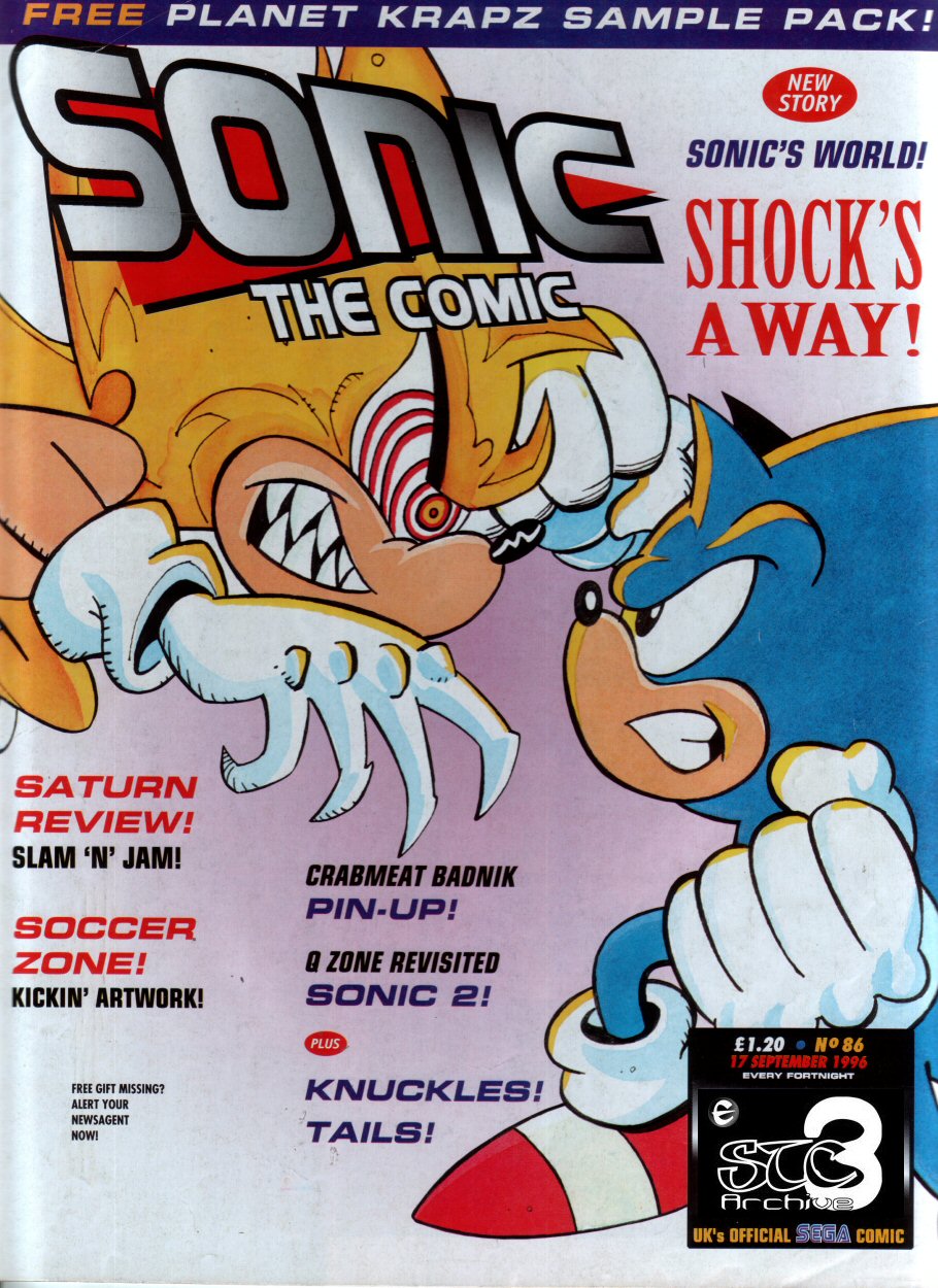 Sonic - The Comic Issue No. 086 Cover Page